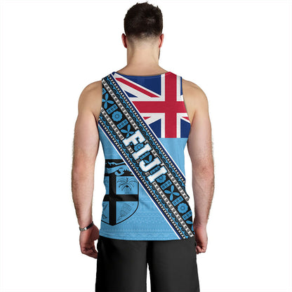 Fiji Tank Top Flag And Coat Of Arms