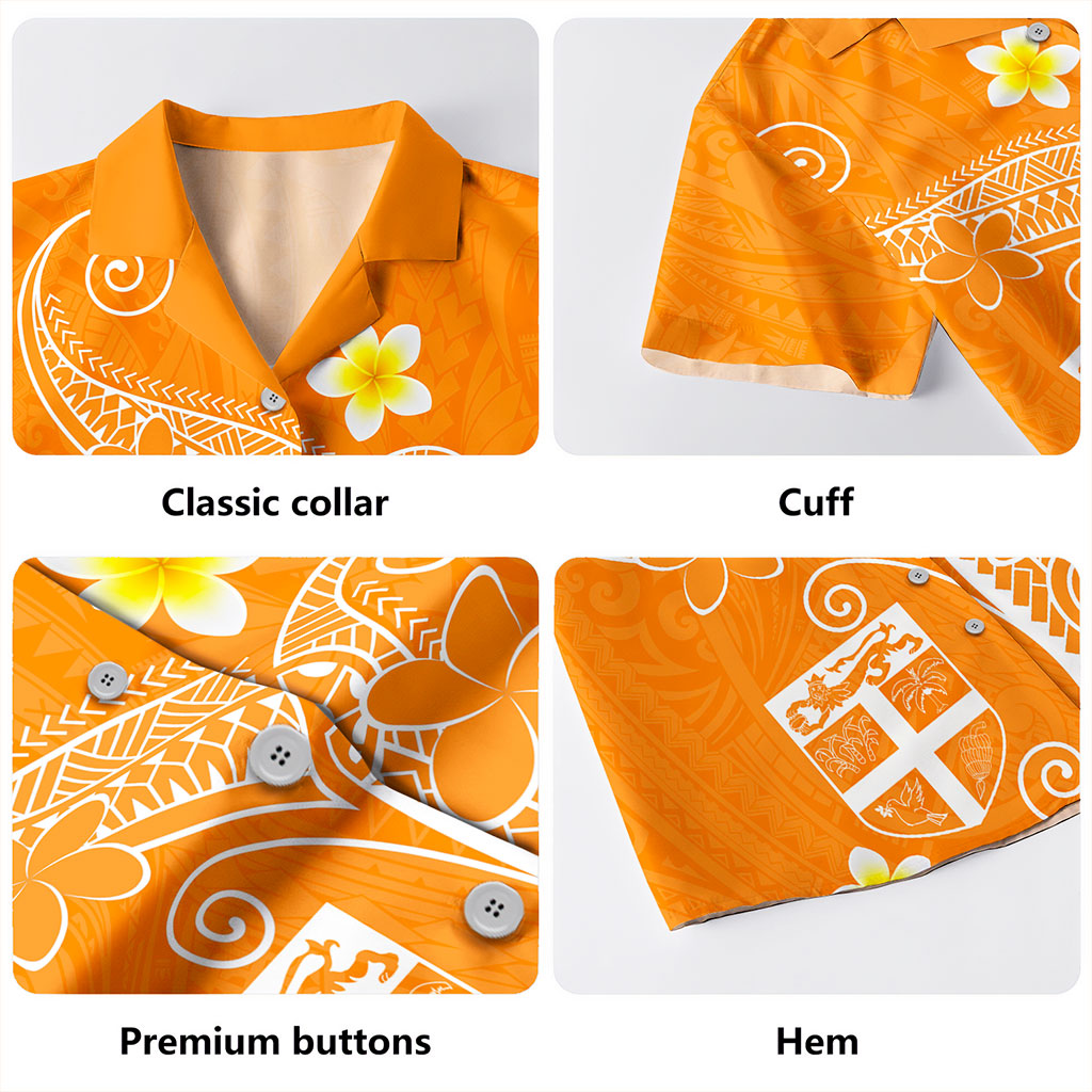 Fiji Hawaiian Shirt Polynesia Floral Tribal Ver.1