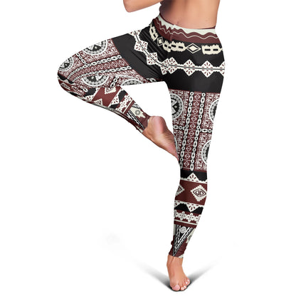 Fiji Legging Tapa Bula Pattern