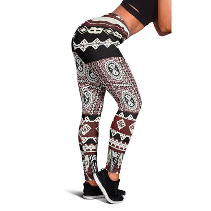 Fiji Legging Tapa Bula Pattern