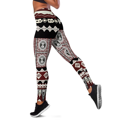 Fiji Legging Tapa Bula Pattern