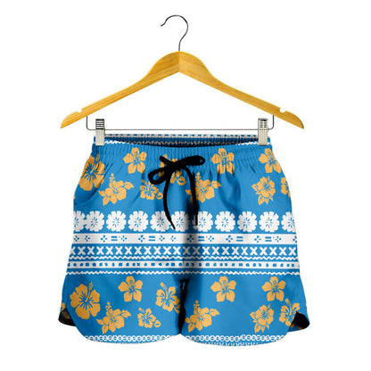Fiji Women Shorts Tapa Pattern