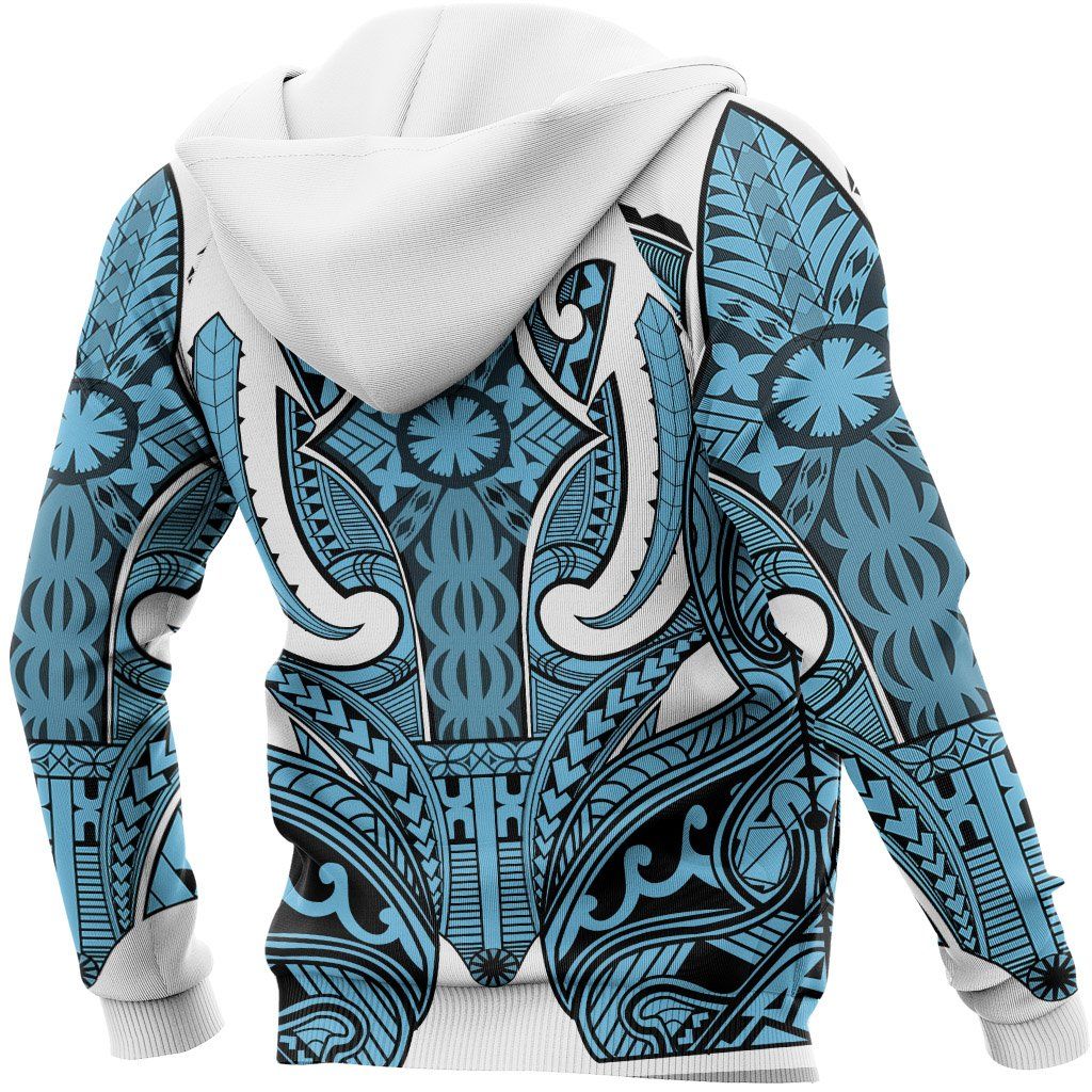 Fiji Active Special Hoodie - Fiji Flag Polysenian Tattoo