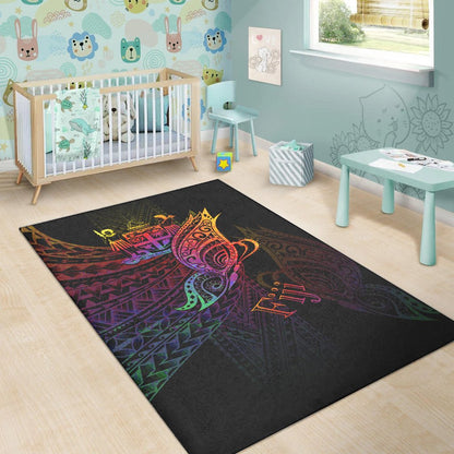 Fiji Area Rug - Butterfly Polynesian Style