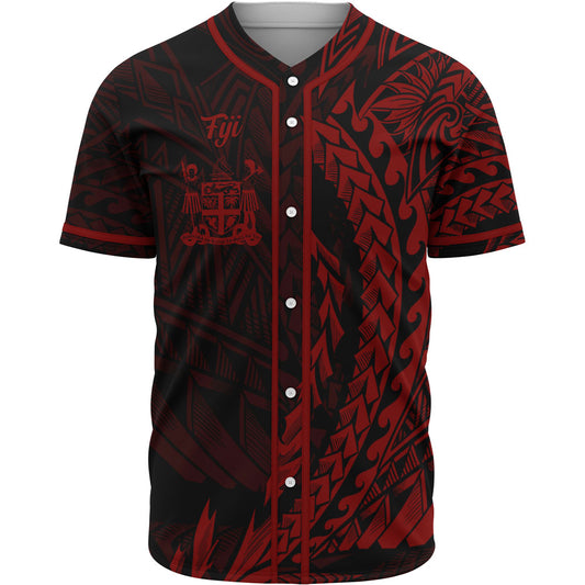 Fiji Baseball Shirt - Red Wings Style