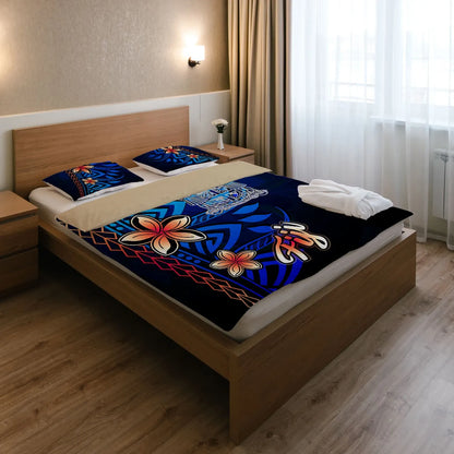 Fiji Bedding Set - Vintage Tribal Mountain Crest