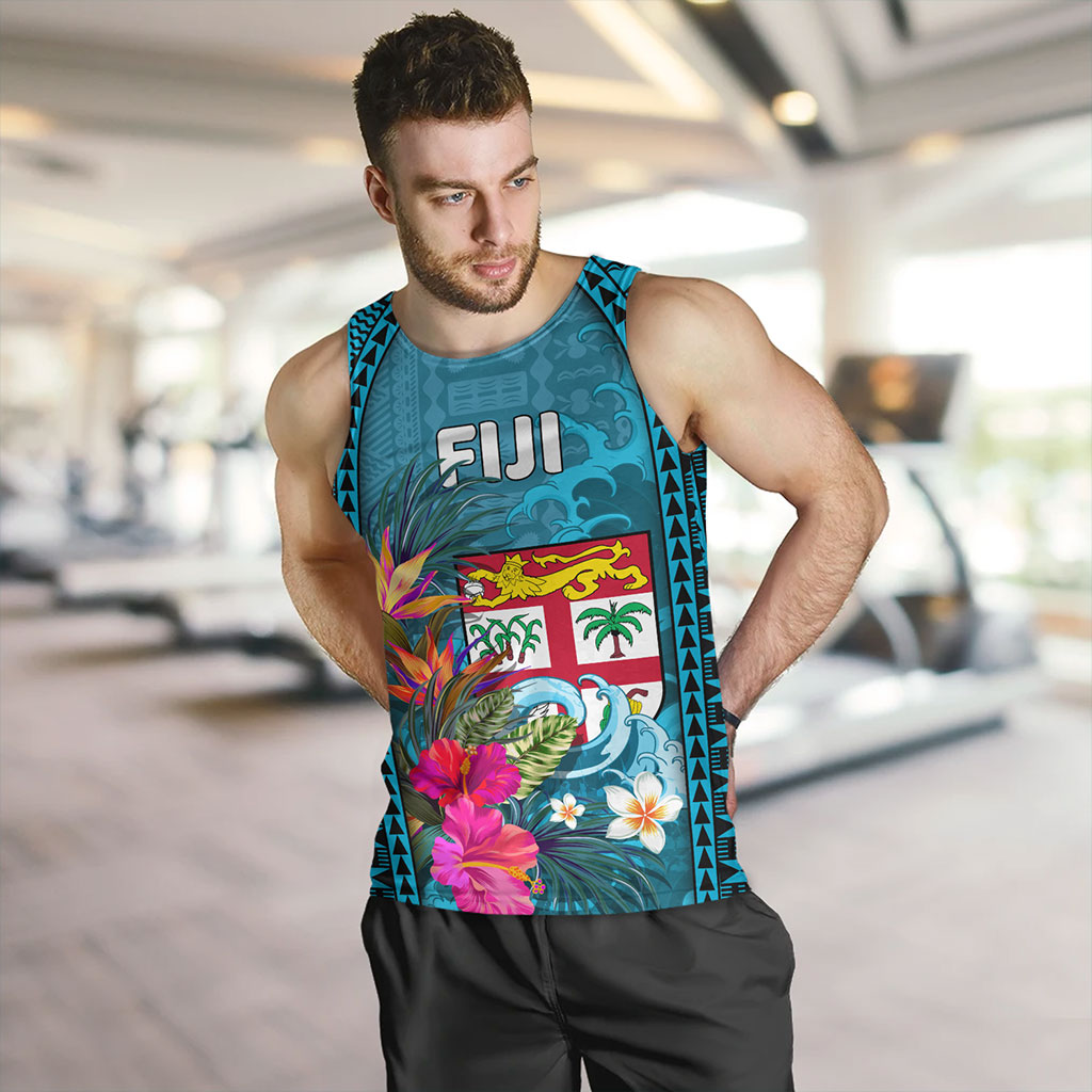 Fiji Tank Top Bula Island Wave Tropical