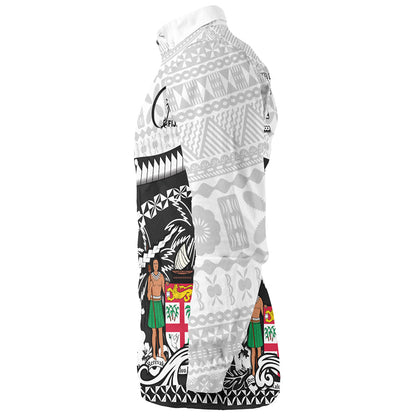 Fiji Long Sleeve Shirt Bula Rugby Style