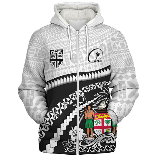 Fiji Sherpa Hoodie Bula Rugby Style