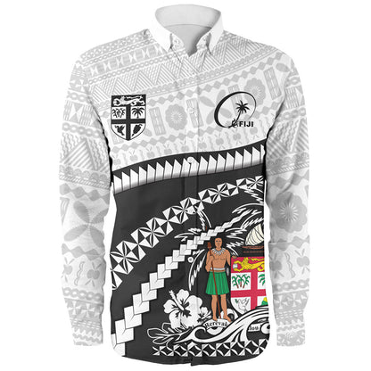 Fiji Long Sleeve Shirt Bula Rugby Style