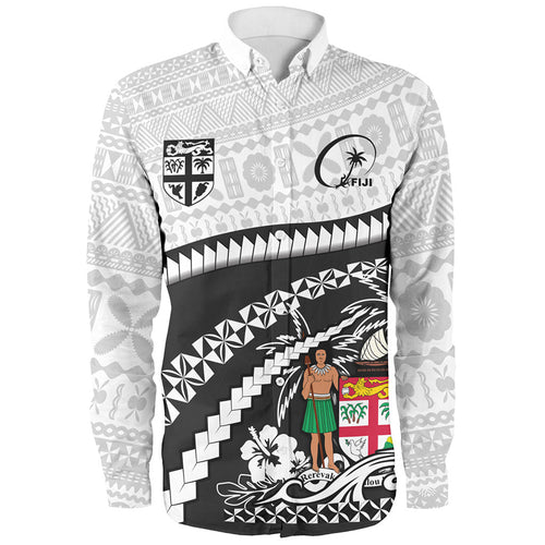 Fiji Long Sleeve Shirt Bula Rugby Style