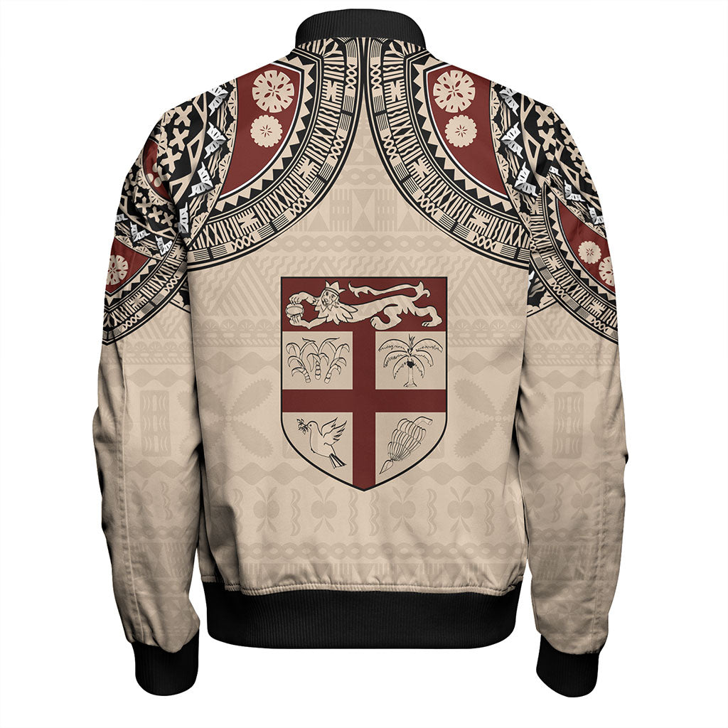 Fiji Bomber Jacket Bula Tattoo Art