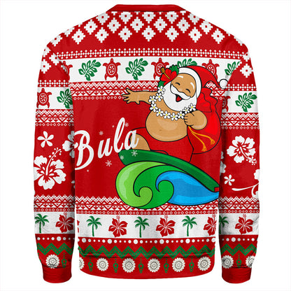 Fiji Sweatshirt Santa Claus Ho Ho Ho Christmas