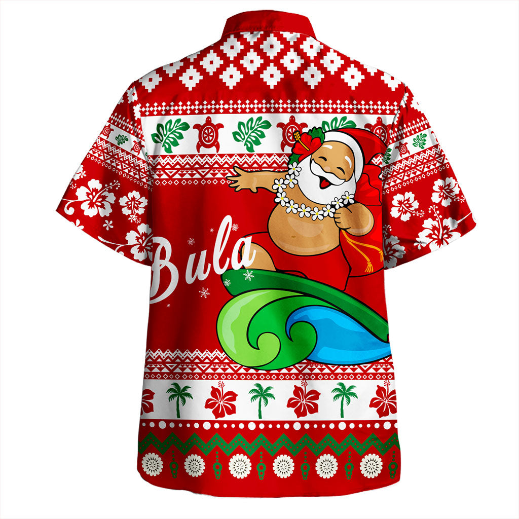 Fiji Hawaiian Shirt Santa Claus Ho Ho Ho Christmas