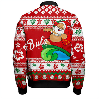 Fiji Bomber Jacket Santa Claus Ho Ho Ho Christmas
