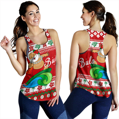 Fiji Women Tank Santa Claus Ho Ho Ho Christmas