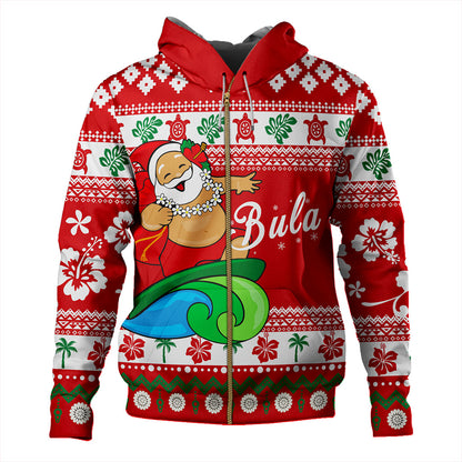 Fiji Hoodie Santa Claus Ho Ho Ho Christmas