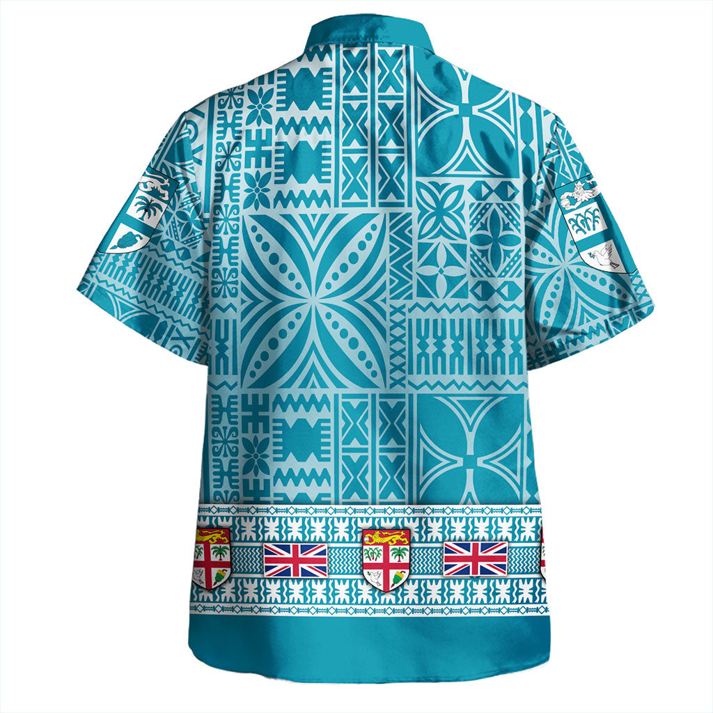 Fiji Hawaiian Shirt Flag American Half Concept