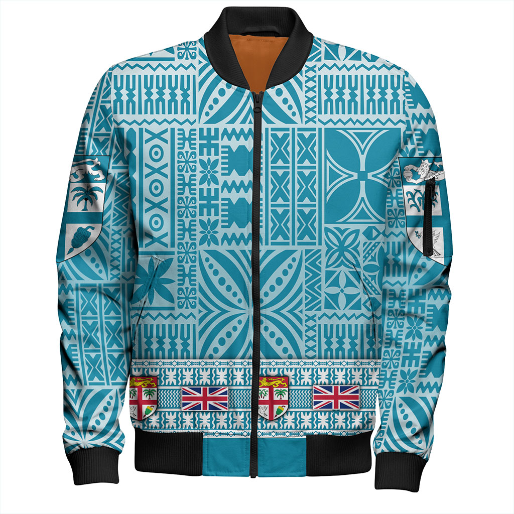 Fiji Bomber Jacket Classic Bula Flag