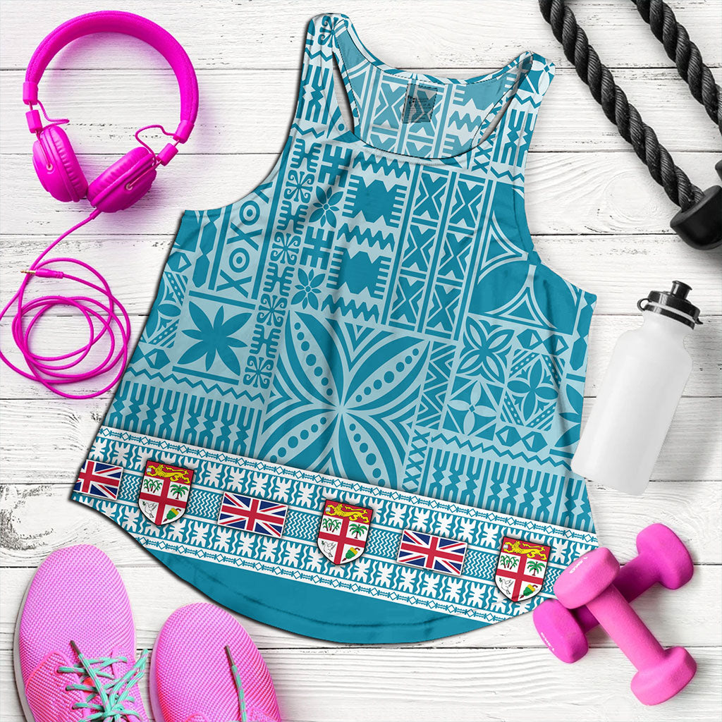 Fiji Women Tank Classic Bula Flag