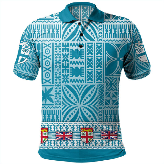 Fiji Polo Shirt Classic Bula Flag