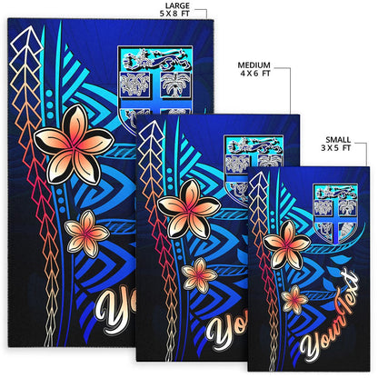 Fiji Custom Personalised Area Rug - Vintage Tribal Mountain