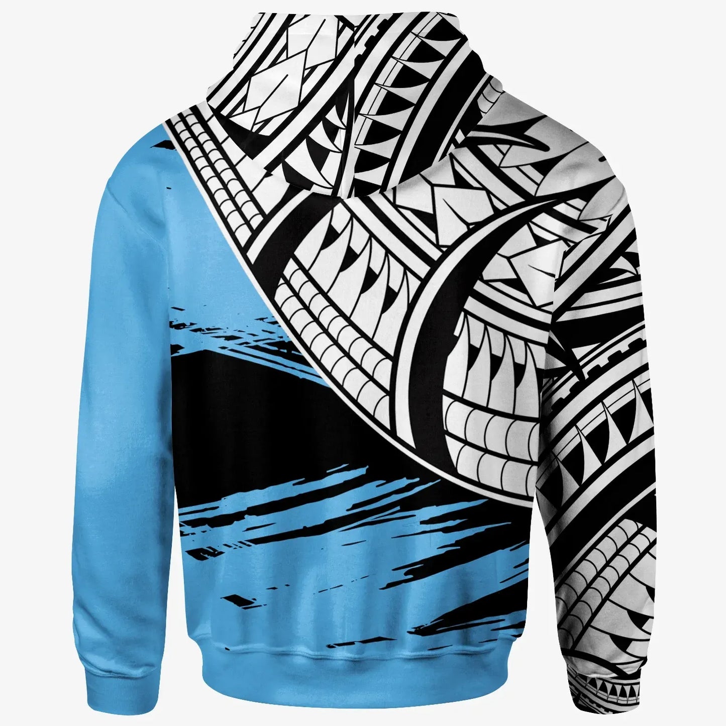 Fiji Custom Personalised Hoodie - Fiji Flag Style With Claw Pattern