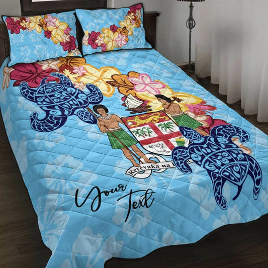 Fiji Custom Personalised Quilt Bed Set - Tropical Style