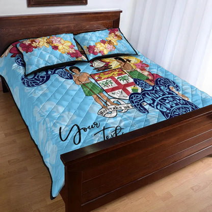 Fiji Custom Personalised Quilt Bed Set - Tropical Style
