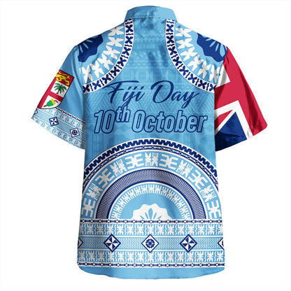Fiji Combo Dress And Shirt Happy Fiji Day Bula Pattern