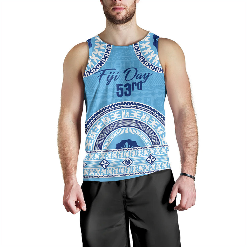 Fiji Tank Top Happy Fiji Day Bula Pattern