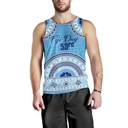 Fiji Tank Top Happy Fiji Day Bula Pattern
