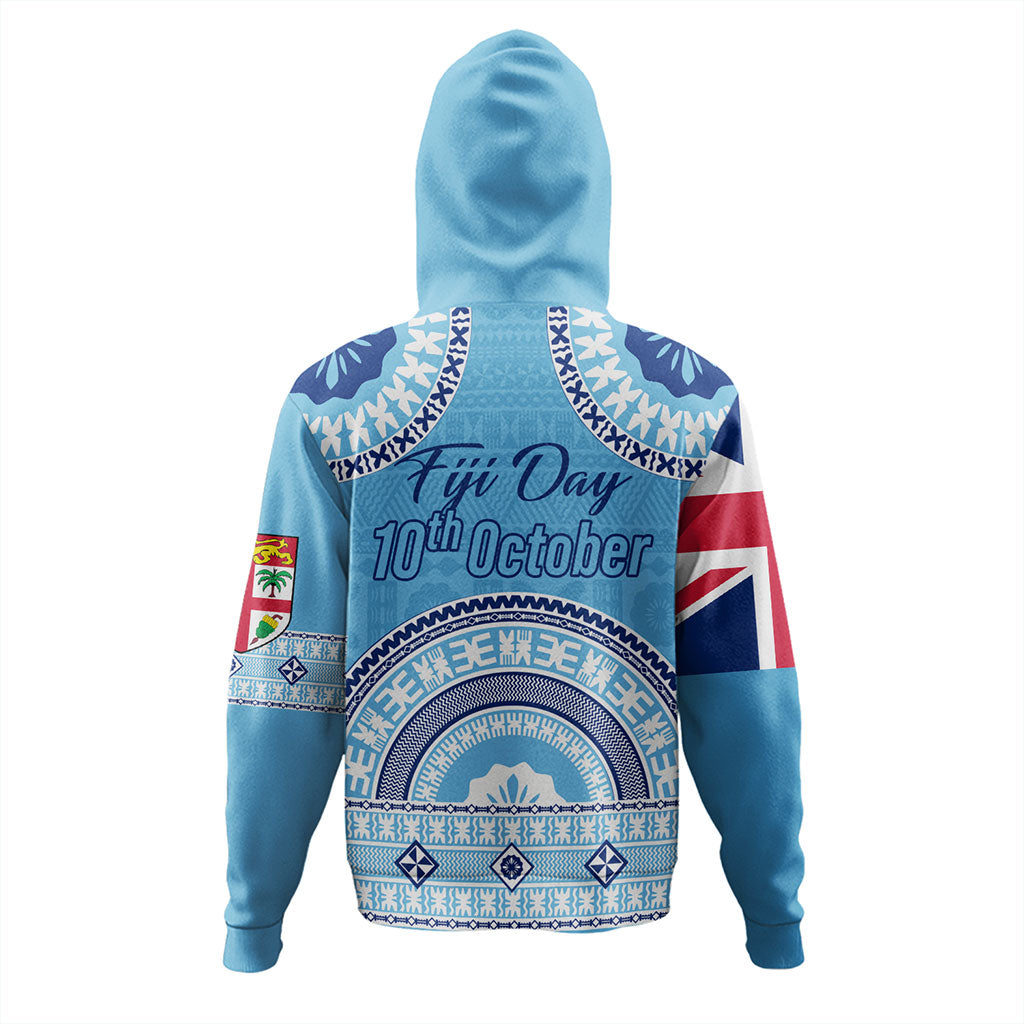 Fiji Hoodie Happy Fiji Day Bula Pattern