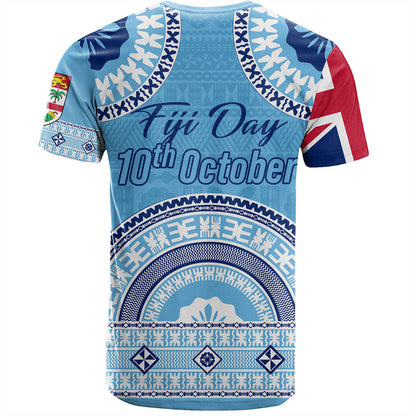 Fiji T-Shirt Happy Fiji Day Bula Pattern