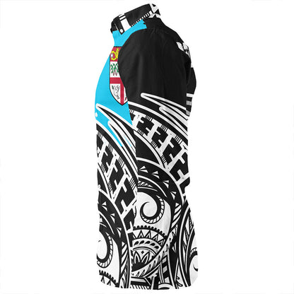 Fiji Long Sleeve Shirt Custom Ethnic Style