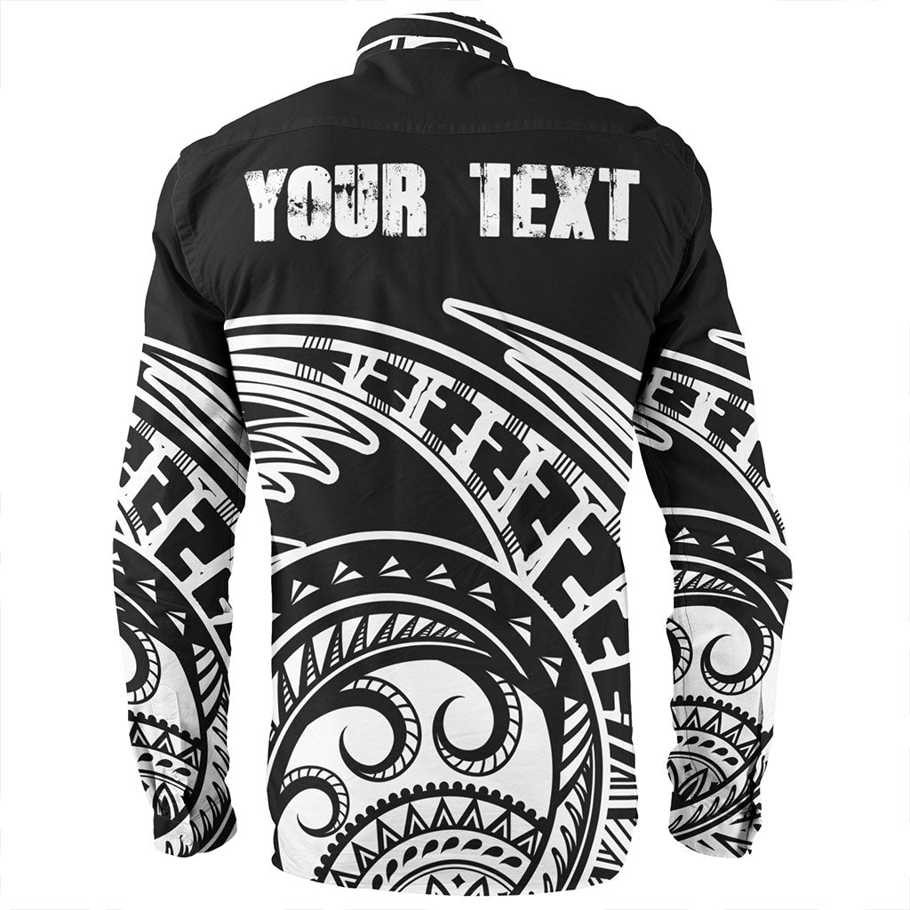 Fiji Long Sleeve Shirt Custom Ethnic Style