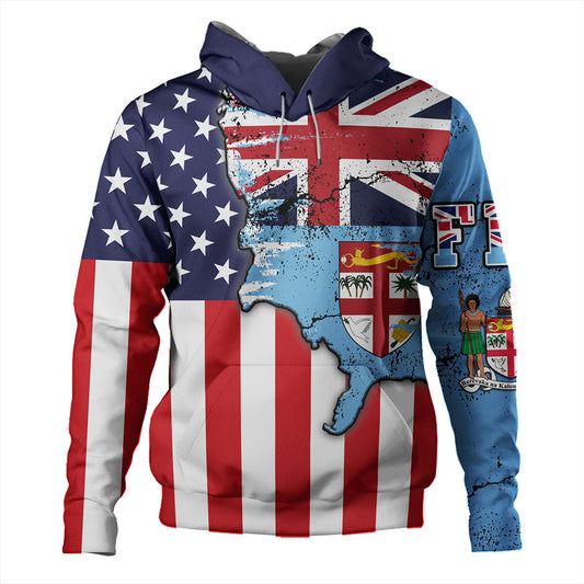 Fiji Hoodie Flag American Half Concept