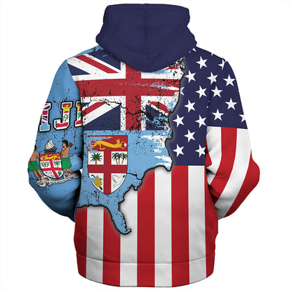 Fiji Sherpa Hoodie Flag American Half Concept