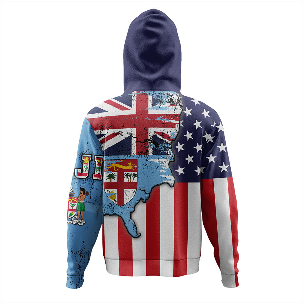 Fiji Hoodie Flag American Half Concept