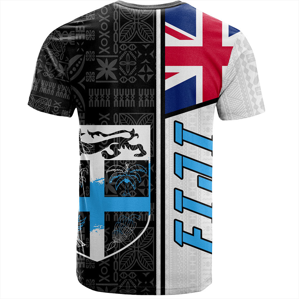 Fiji T-Shirt Flag Pattern Bula Concept