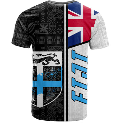 Fiji T-Shirt Flag Pattern Bula Concept