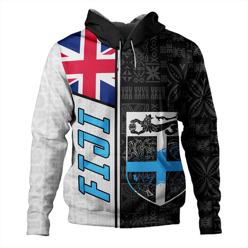 Fiji Hoodie Flag Pattern Bula Concept