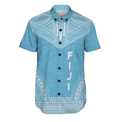 Fiji Flag Polynesian Chief Short Sleeve Shirt
