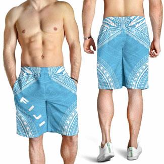 Fiji Men Shorts - Polynesian Chief Flag Version