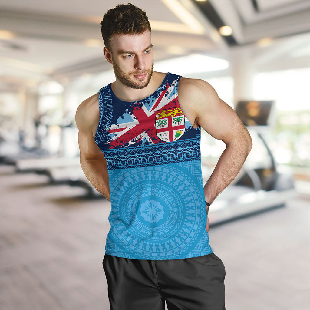 Fiji Tank Top Flag Bula Tribal
