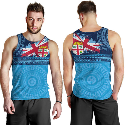 Fiji Tank Top Flag Bula Tribal