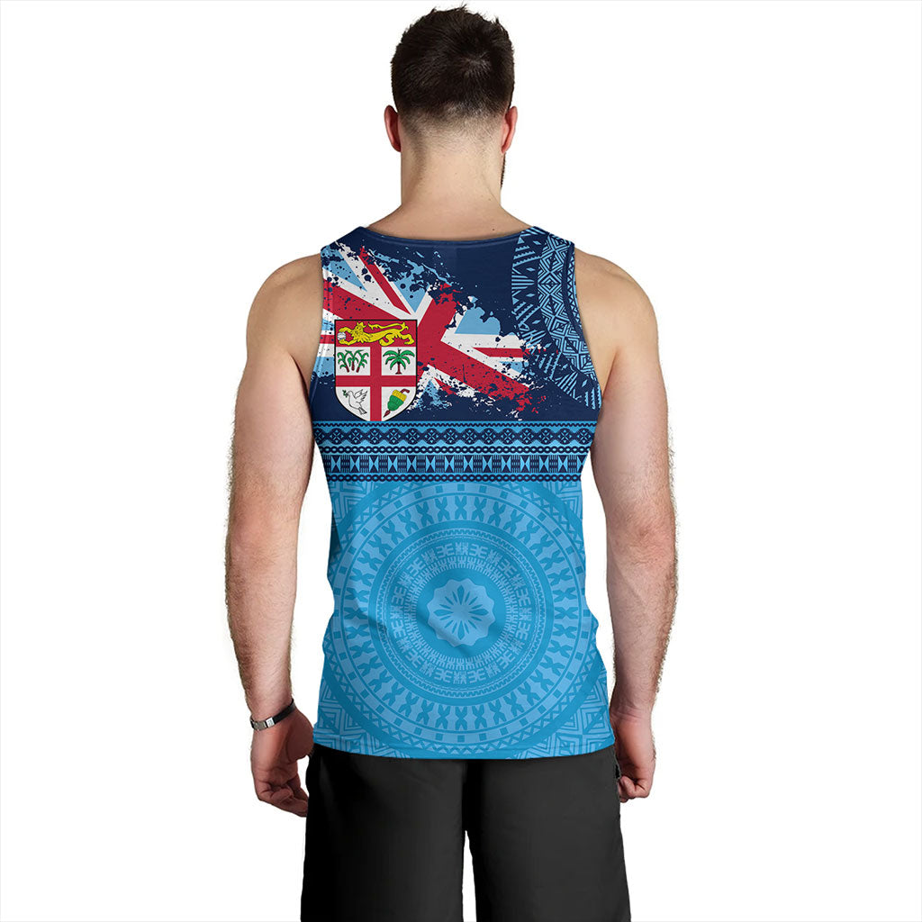 Fiji Tank Top Flag Bula Tribal