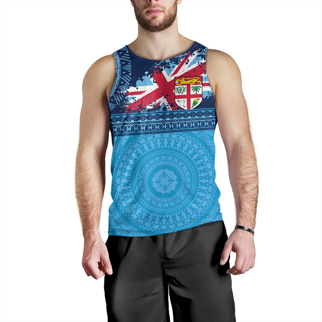 Fiji Tank Top Flag Bula Tribal