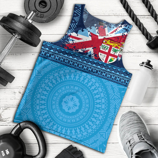 Fiji Tank Top Flag Bula Tribal