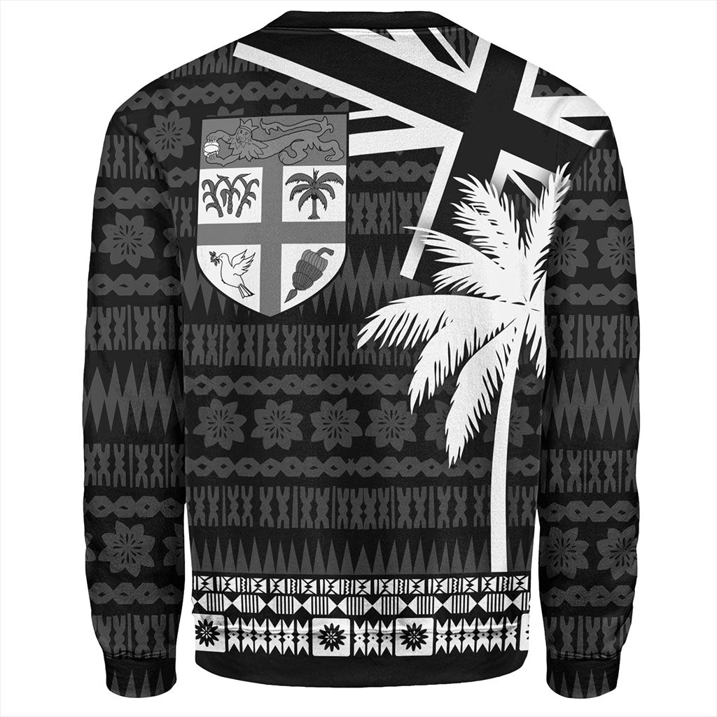 Fiji Sweatshirt Flag With Coconut Black Style